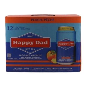 Happy Dad Hard Iced Tea Peach 12 Pack